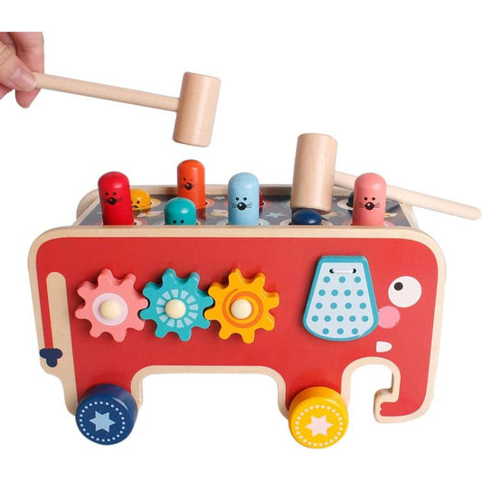 Baby Whack-A-Mole Montessori Wooden Toy-Studici