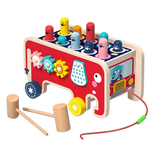 Baby Whack-A-Mole Montessori Wooden Toy-Studici
