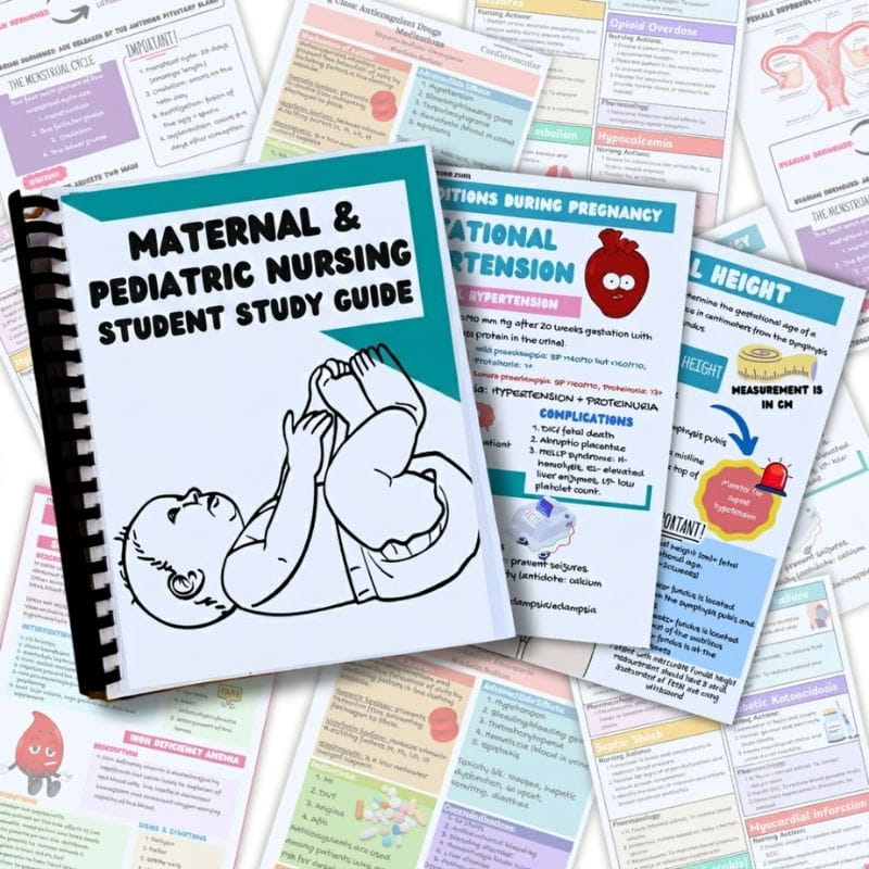 Maternal and Pediatric Nursing Student Study Guide-Studici